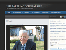 Tablet Screenshot of bartlingscholarship.net